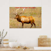 Kerstgroeten opa Hunter Gatherer Poster (Keuken)