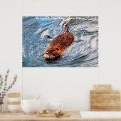 Kerstgroeten opa Hunter Gatherer Poster (Keuken)