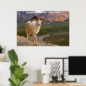 Kerstgroeten opa Hunter Gatherer Poster (Thuiskantoor)