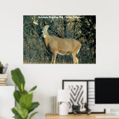 Kerstgroeten Papa Hunter Gatherer Poster (Thuiskantoor)