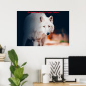 Kerstgroeten Papa Hunter Gatherer Poster (Thuiskantoor)