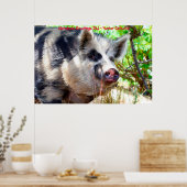 Kerstgroeten Papa Hunter Gatherer Poster (Keuken)