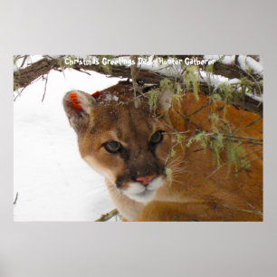 Kerstgroeten Papa Hunter Gatherer Poster