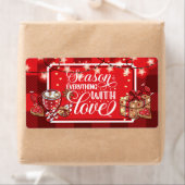 Kerstgroeten Seizoen met liefde Etiket (Insitu)