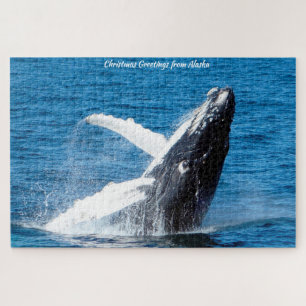 Kerstgroeten uit Alaska Legpuzzel