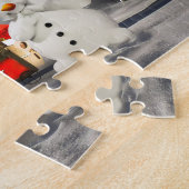 Kerstgroeten uit opa en oma legpuzzel (Zijkant)