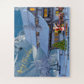 Kerstgroeten uit opa en oma legpuzzel (Verticaal)