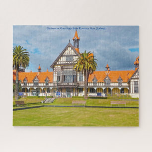 Kerstgroeten uit Rotorua Nieuw-Zeeland Legpuzzel