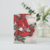 kerstgroeten van de Kerk Briefkaart (Staand voorkant)