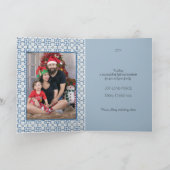 Kerstgroeten van de Portugese haan Kaart (Binnen)