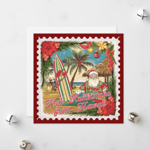 Kerstgroeten van Hawaii Holiday Kaart