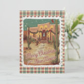 Kerstgroeten van New Mexico Holiday Kaart (Staand voorkant)
