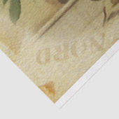 Kerstgroeten Vintage Angel Ephemera Tissuepapier (Detail)