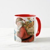 Kerstgroeten voor jou van Ellen Clapsaddle Mok (Voorkant rechts)