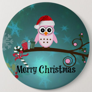 kerstgroeten voor kerstmis ronde button 6,0 cm