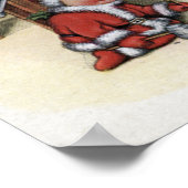 KerstgroetKleine Kinderen Poster (Hoek)