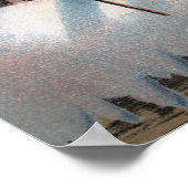 KerstgroetSinterklank uit raam Poster (Hoek)