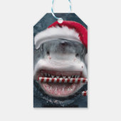 kersthaai cadeaulabel (Achterkant)