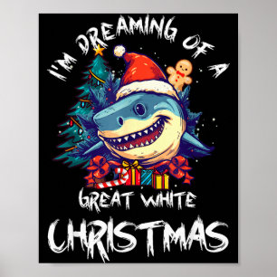 Kersthaai Kerstman Hoed Kerstmis Kerstman Kaken Gr Poster