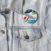 kersthaai ronde button 5,7 cm (In situ)