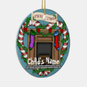 kersthaard keramisch ornament (Rechts)