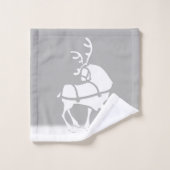 kersthanddoeken, speciaal gepersonaliseerd feestgo bad handdoek (Wasdoekje)