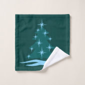 kersthanddoeken, speciaal gepersonaliseerd feestgo bad handdoek (Wasdoekje)