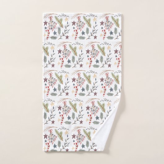 kersthanddoekset, badkamerdecor bad handdoek (Handdoek)