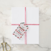 Kersthandzeep Merry Christmas Cadeaulabel (Met Touw)
