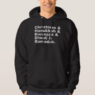 Kersthanukkah Kwanzaa Diwali Ramadan Holiday Hoodie