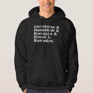 Kersthanukkah Kwanzaa Diwali Ramadan Holiday Hoodie