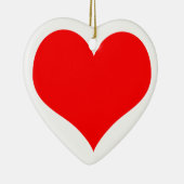 kersthart keramisch ornament (Rechts)