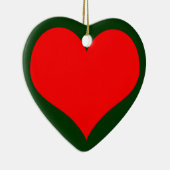 kersthart keramisch ornament (Rechts)