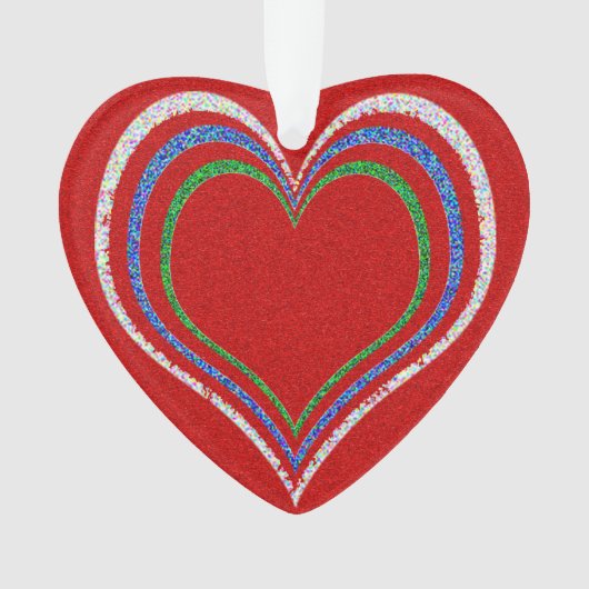 Kersthart - ornament (voorkant)
