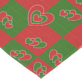 Kerstharten Tafel Korte Tafelloper (Hoek)