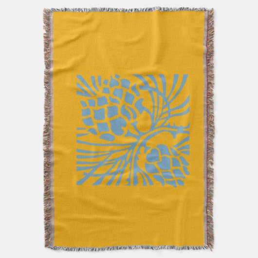 Kerstheerlijk fantastische Floral Deken (Voorkant Verticaal)