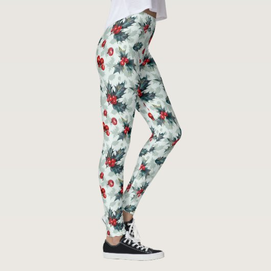 kerstheilig patroon leggings (Rechts)