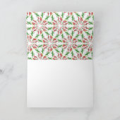 Kerstherder Feestdagen Kaart (Binnen)