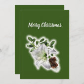 Kerstherinneringen Feestdagenkaart (Voorkant / Achterkant)