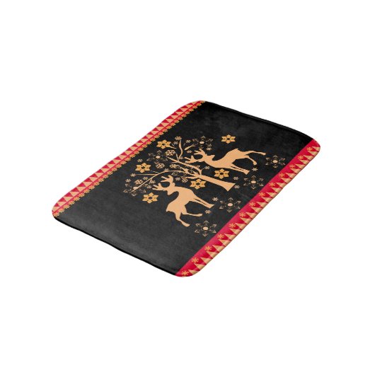 kersthert badmat (Gekanteld)