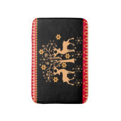 kersthert badmat (Voorkant Verticaal)