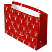Kersthert Groot Cadeauzakje (Achterkant Gekanteld)
