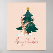 kersthert poster (Voorkant)