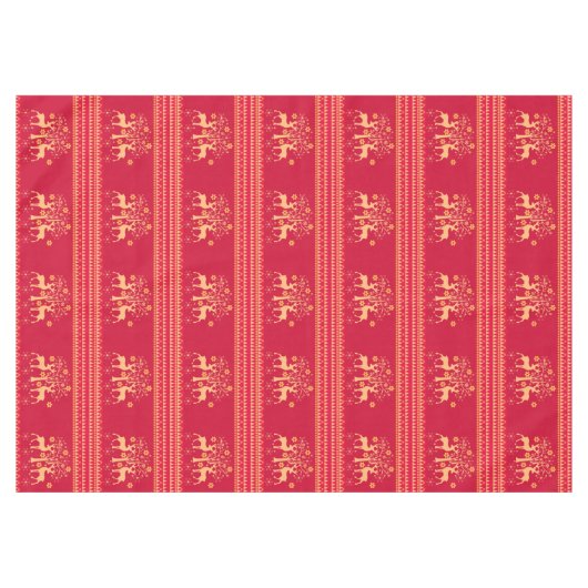 kersthert tafelkleed (Voorkant (Horizontaal))