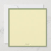 Kerstherten met Kerstkrans Feestdagenkaart (Achterkant)