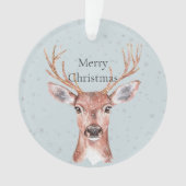 Kersthertensneeuw Ornament (voorkant)