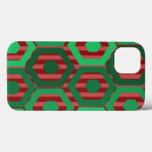 kersthexagons Case-Mate iPhone case (Achterkant (horizontaal))