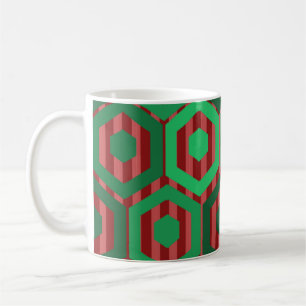 kersthexagons koffiemok