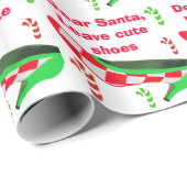 kersthiel cadeaupapier (Rol Hoek)