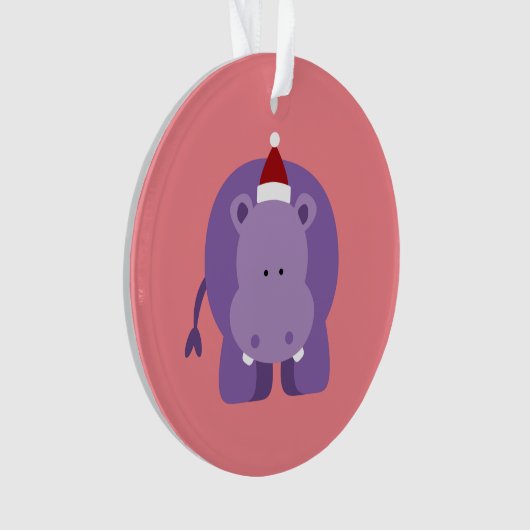 KerstHippo Ornament (voorkant)